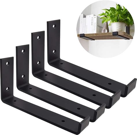 black shelf brackets b&q